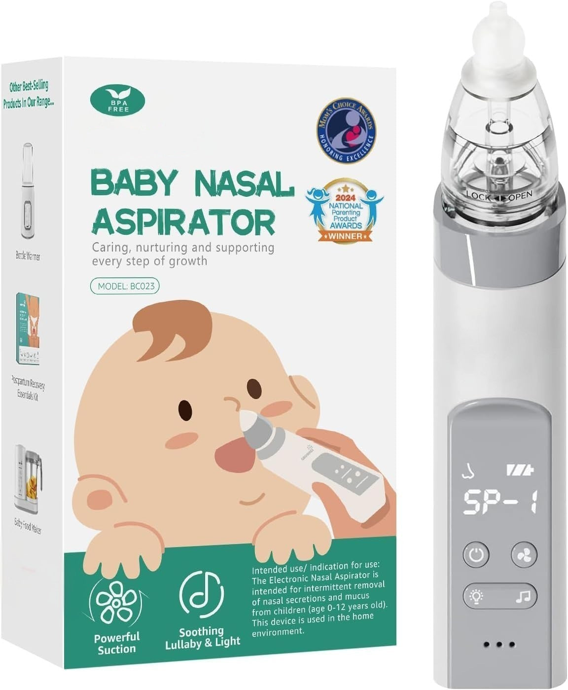 Nosebub Nasal Aspirator For Toddlers, Children